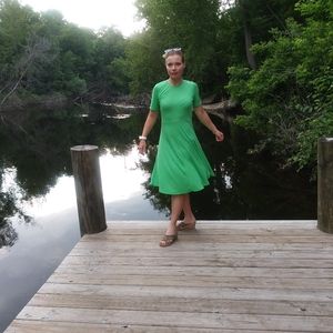 Green Stretchy Dress